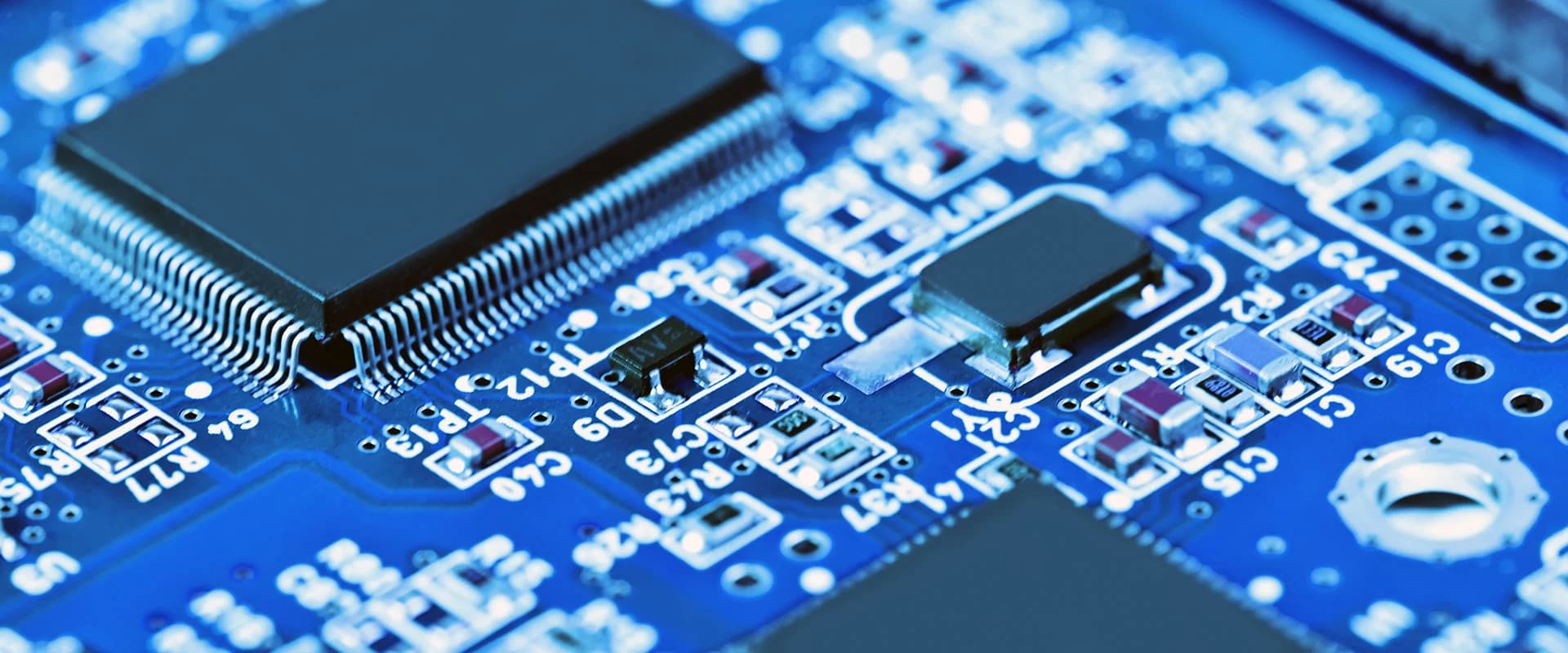 An industrial controller board with a surface-mount processor